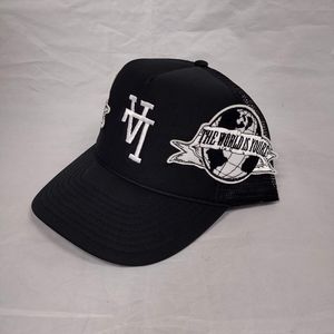 LA UPSIDEDOWN THE WORLD IS YOURS TRUCKER HAT BRAND NEW